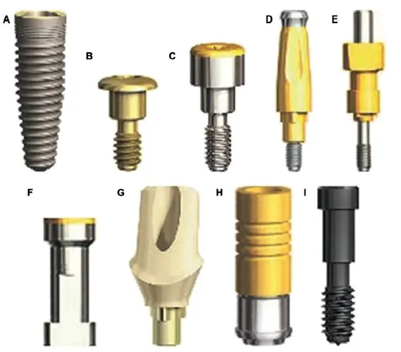 Implant restorative components